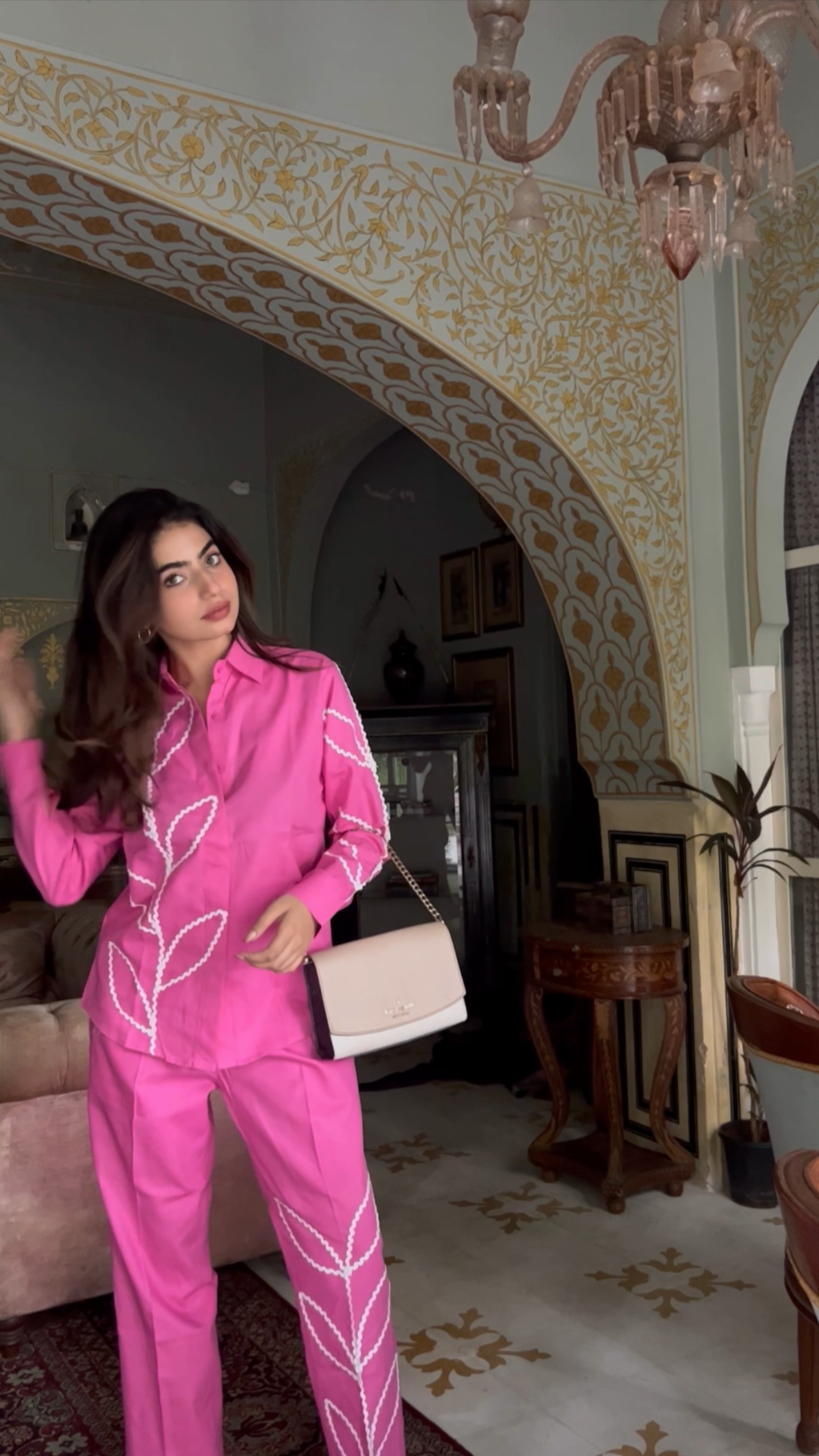 Pink Italian Cotton Co-ord Set