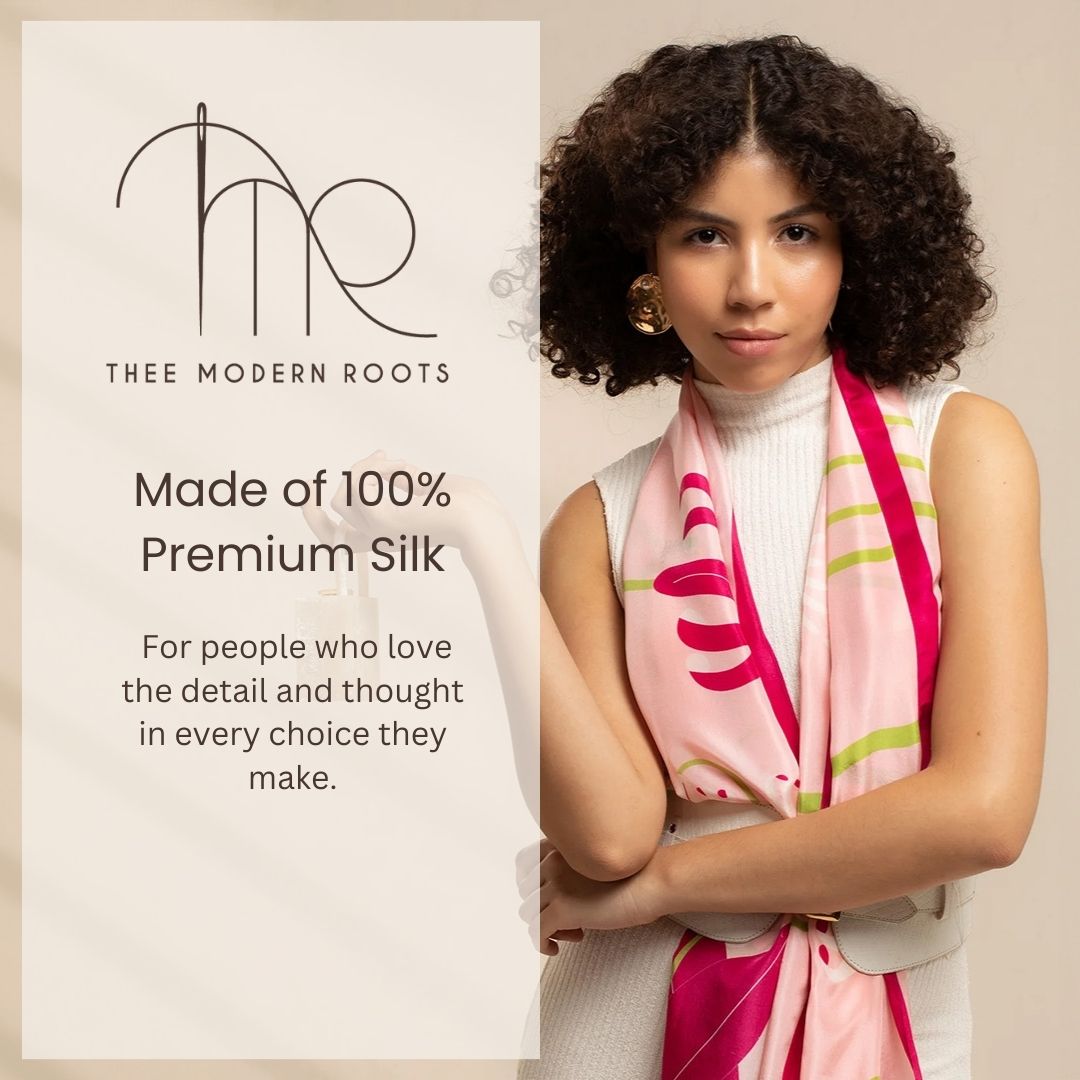 Petite Petals Silk Scarf