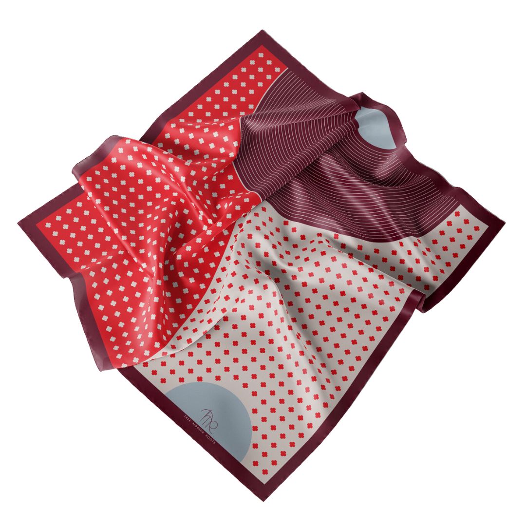 Petite Petals Silk Scarf