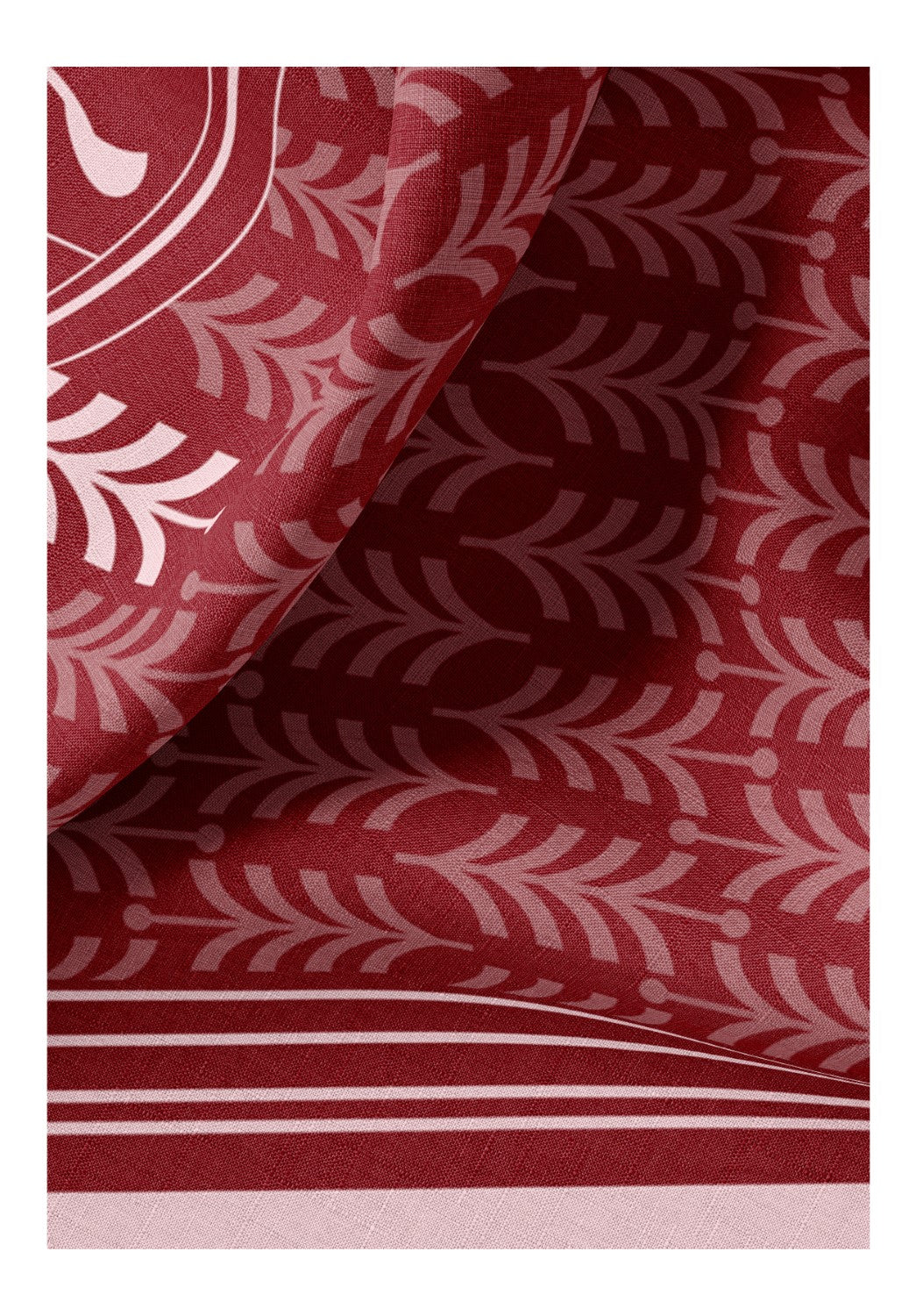 Enchanted Leaves Cotton Stole