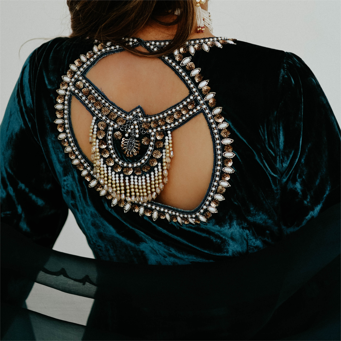 The Peacock Velour Set