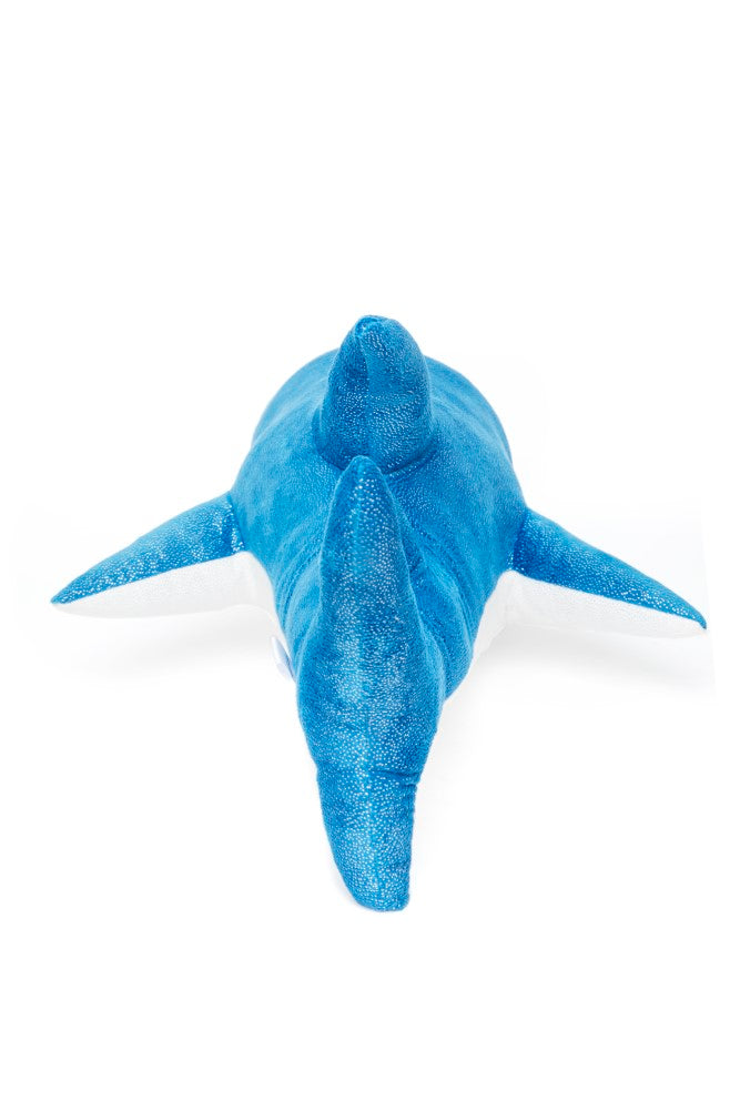 Jeff - The Great White Shark - Sparkle Blue, White