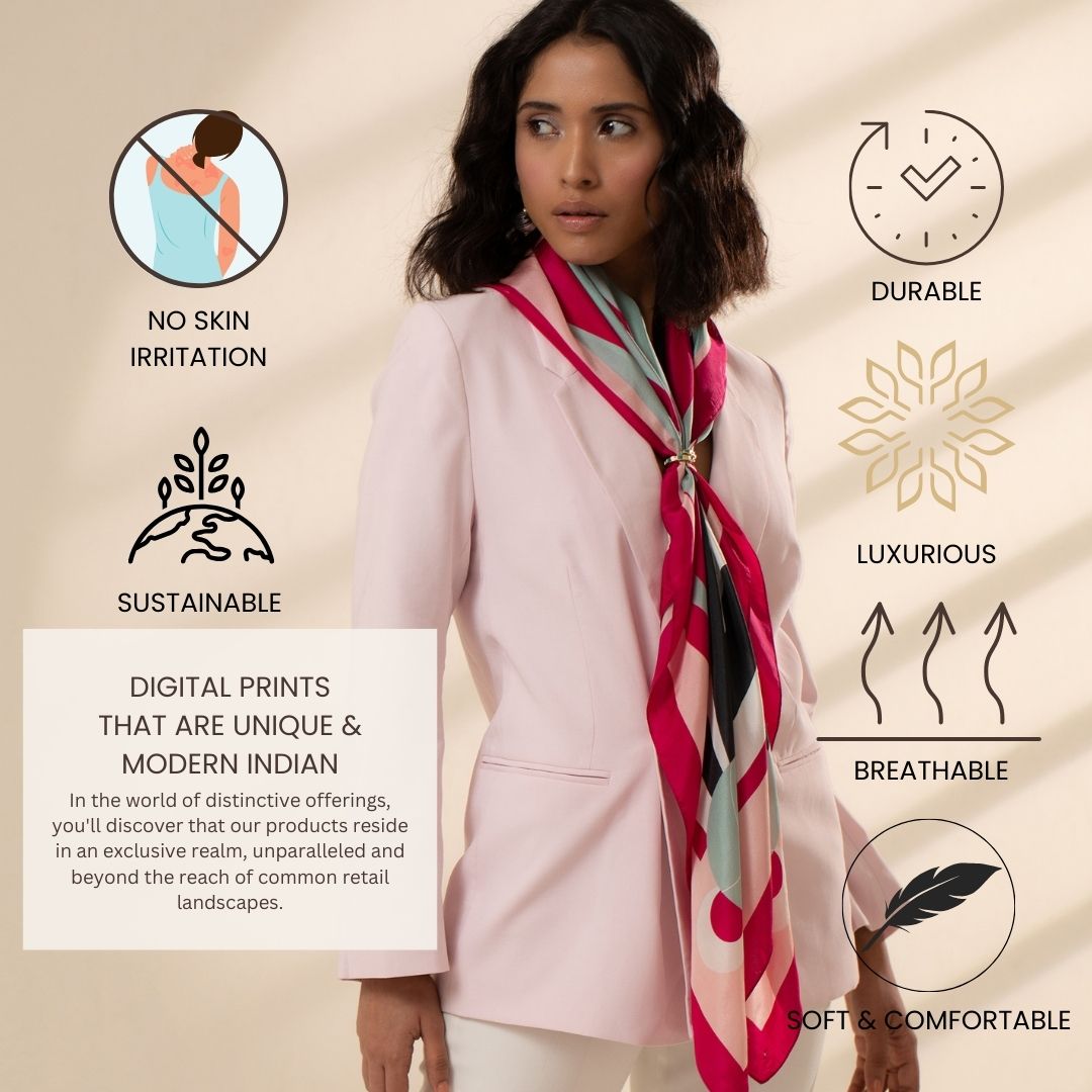 Petite Petals Silk Scarf