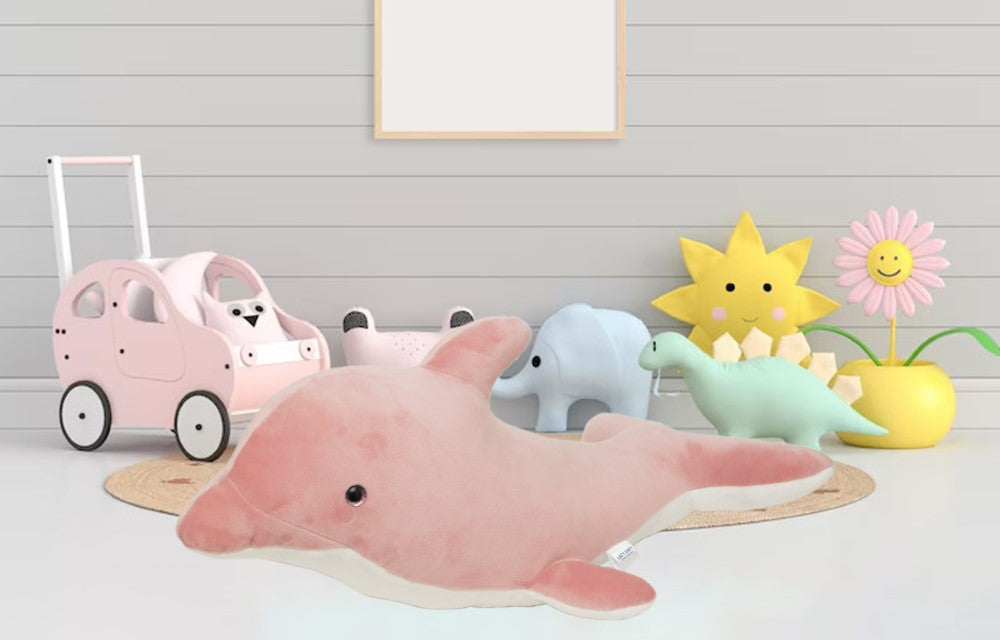 Denny - The Intelligent Dolphin -Light Pink