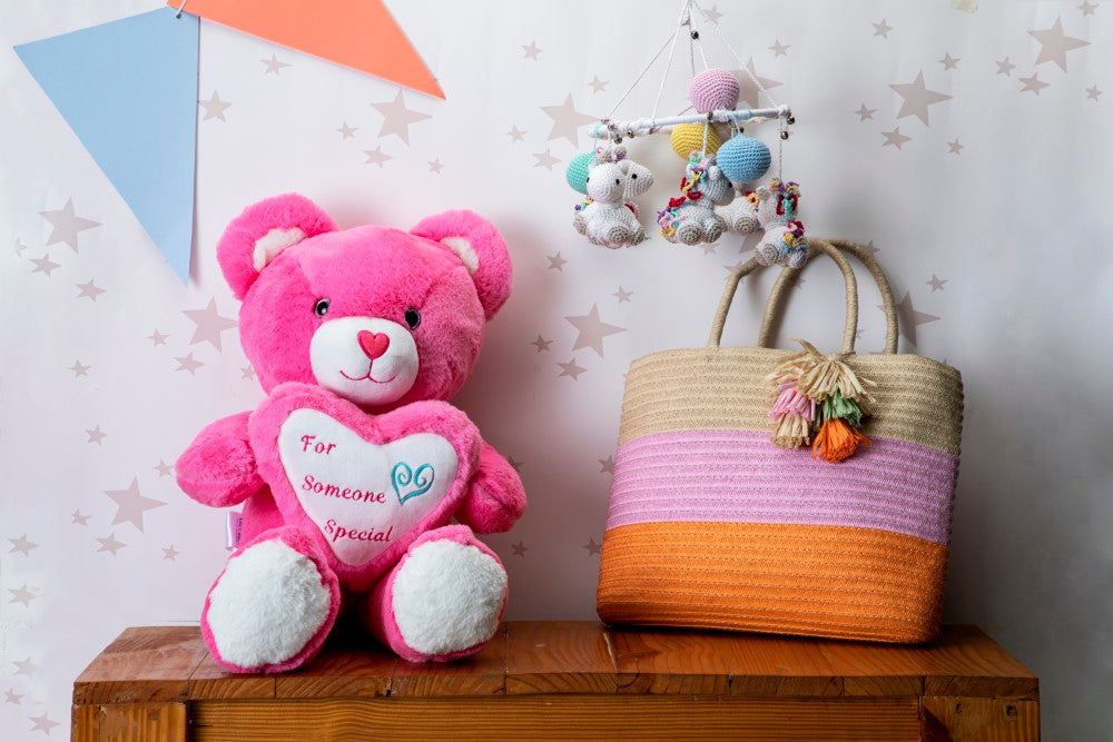 Cuddles - The Cupid Teddy (Pink)