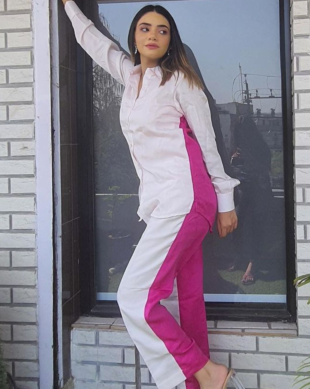Half And Half Side Co-Ord Set