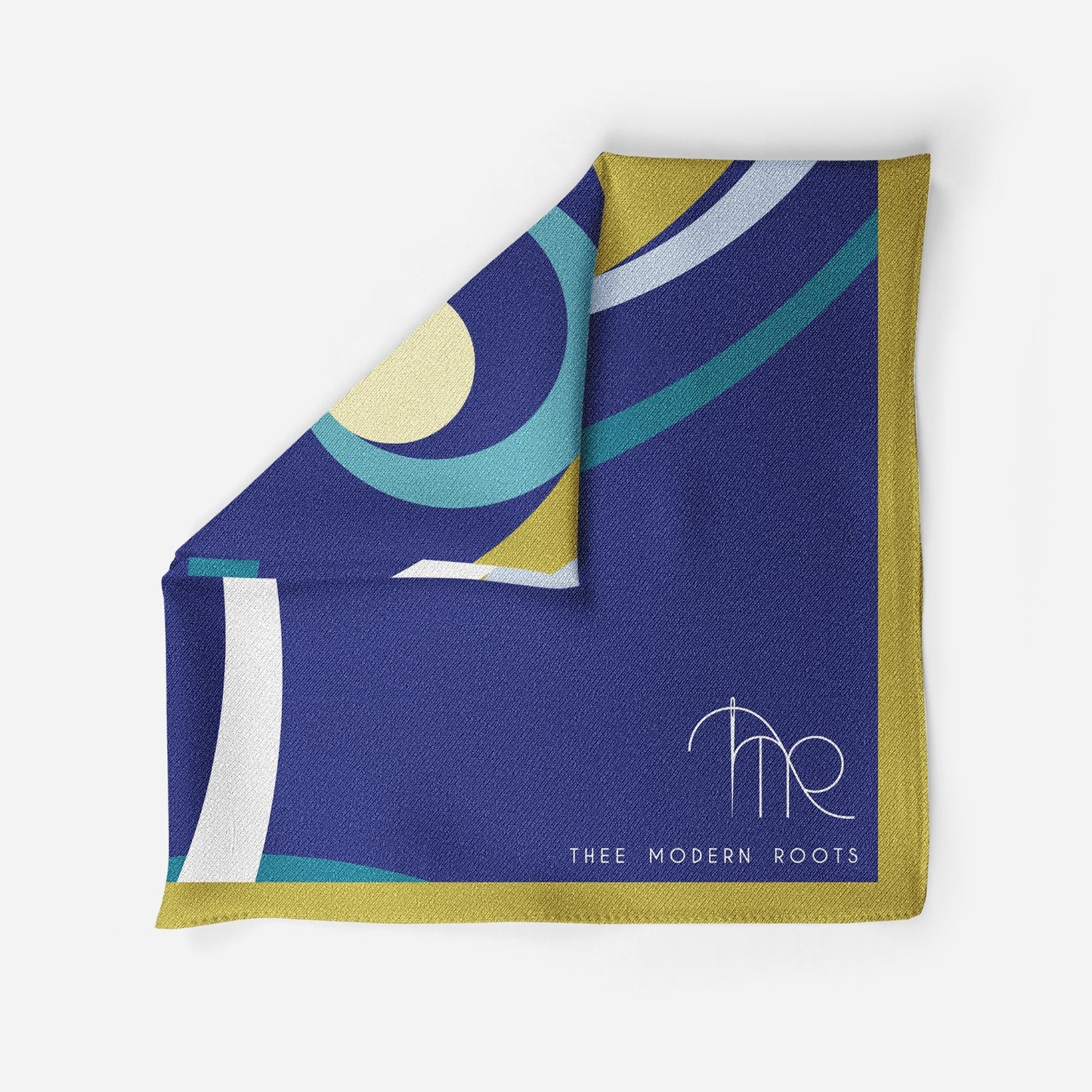 Artistic Ripples Silk Pocket Square