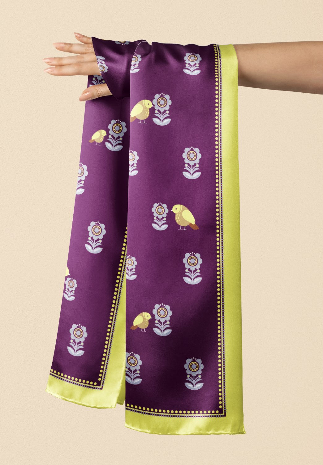 Whimsical Wings Silk Stole