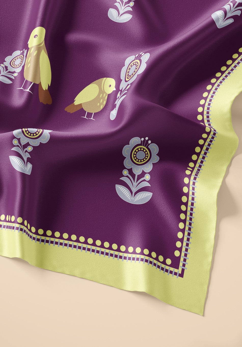 Whimsical Wings Silk Stole
