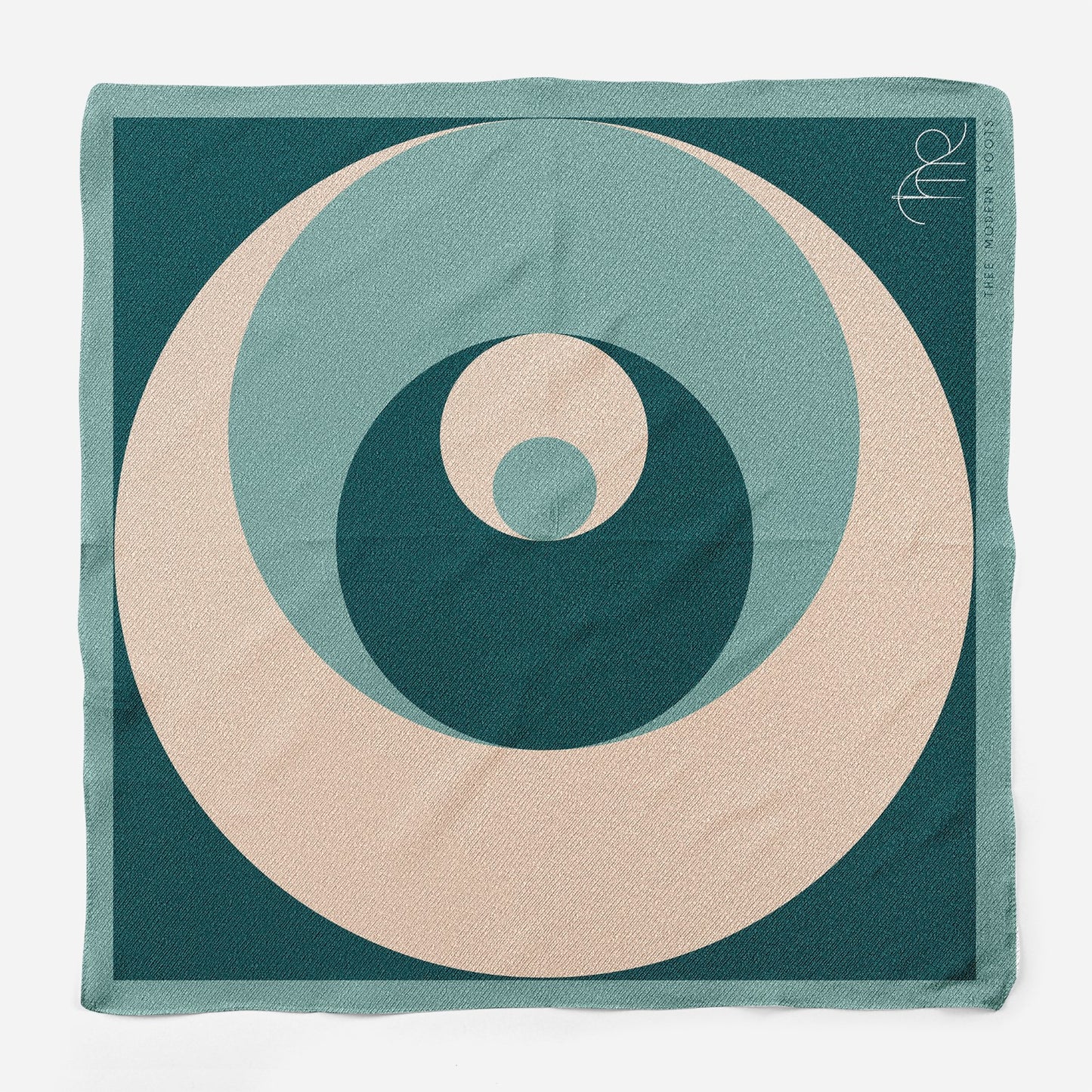 Green Oasis Silk Pocket Square