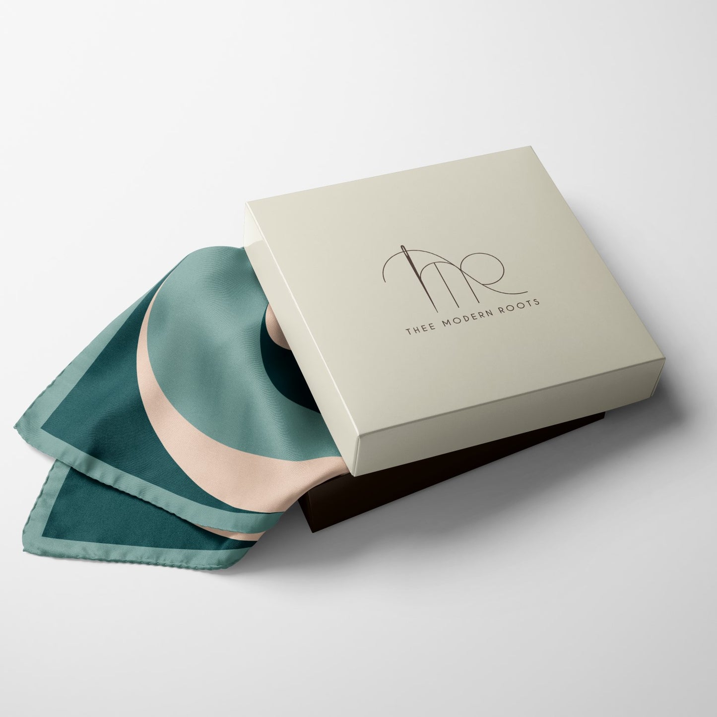 Green Oasis Silk Pocket Square
