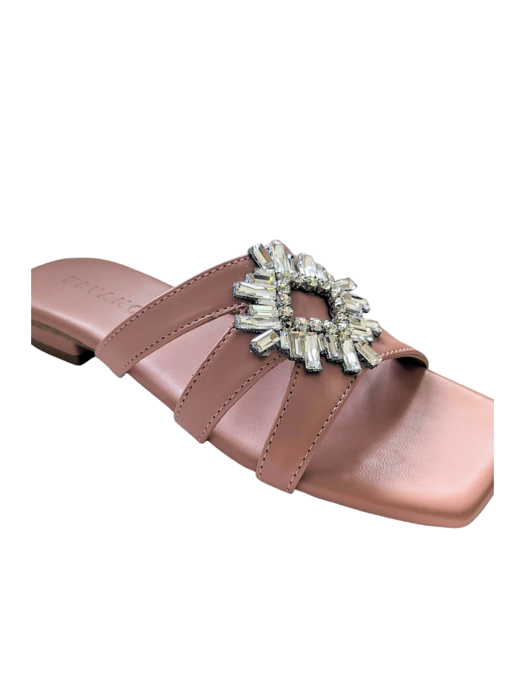 Mia Crystal Sliders Pink