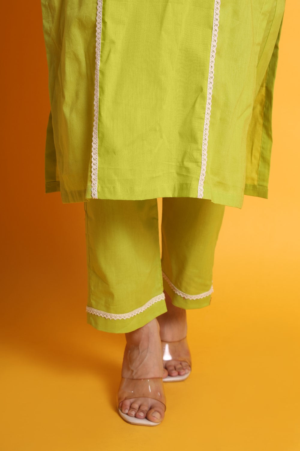 Cambric Cotton Kurta Set