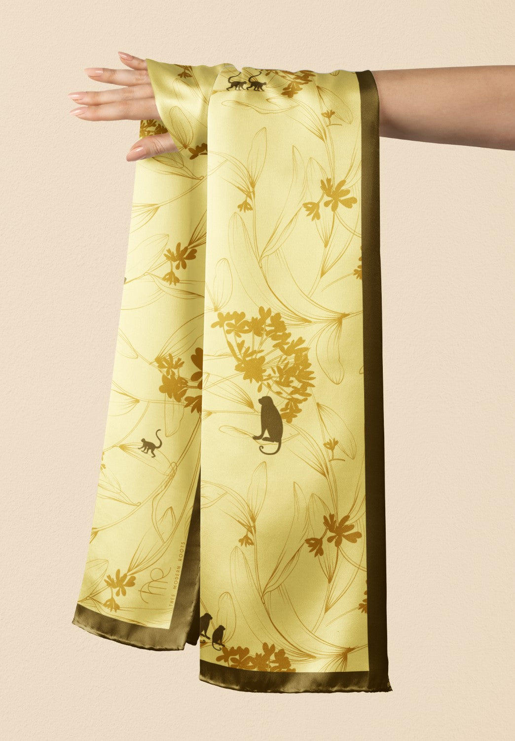 Monkeying Around Silk Stole
