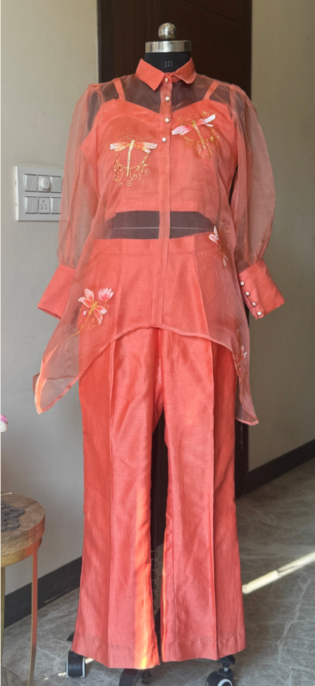 Orange Handpainted Set