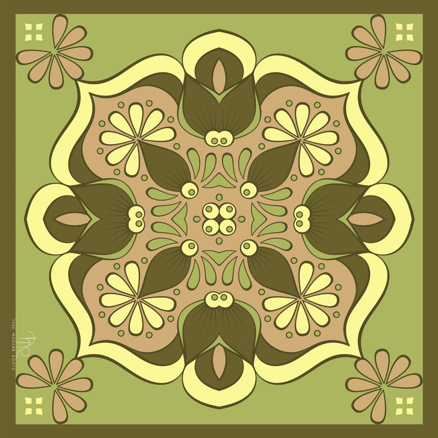 Zen Garden Cotton Scarf