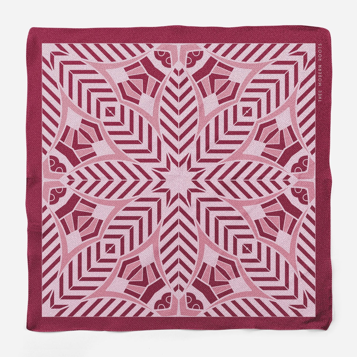 Abstract Aura Silk Pocket Square