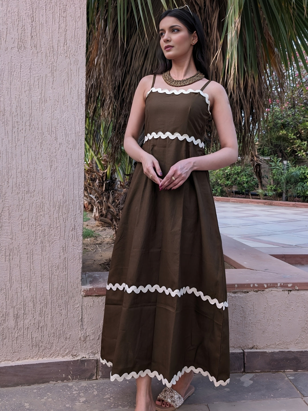 Brown Maxi Dress
