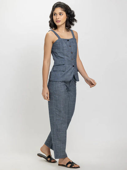 Stylish Denim Co-ord Set| Comfortable & Budget Friendly Brunch Date Outfit