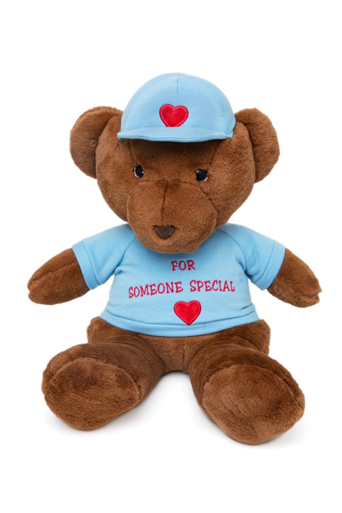 Albert - The Love Bear Blue (With Tshirt And Cap)