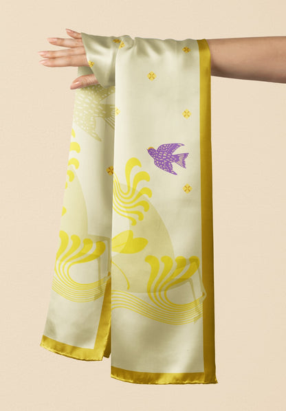 Unicorn's Whispering Mane Silk Stole