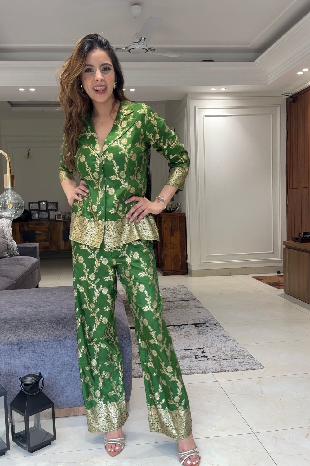 Jade Blossom Suit