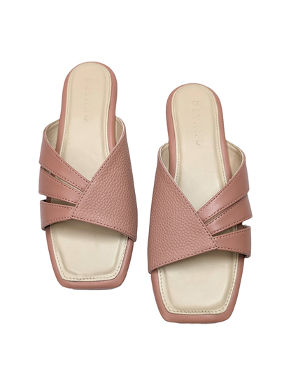 Pink Comfort Slip-On Flats