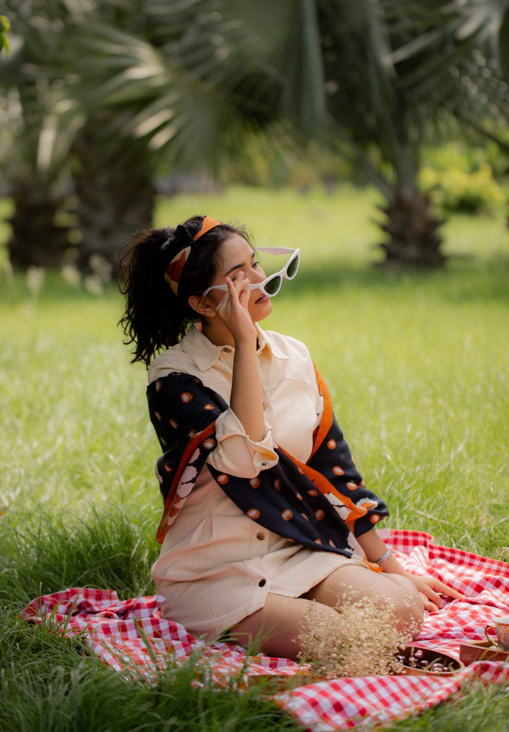 Lotus Lagoon Silk Stole