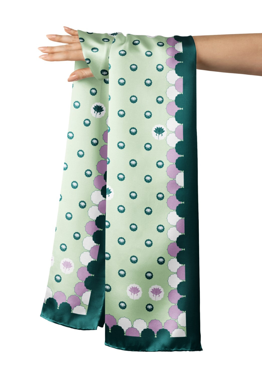 The Floating Garden Silk Stole