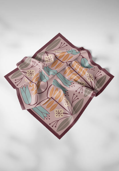 Water Lily Reverie Silk Scarf