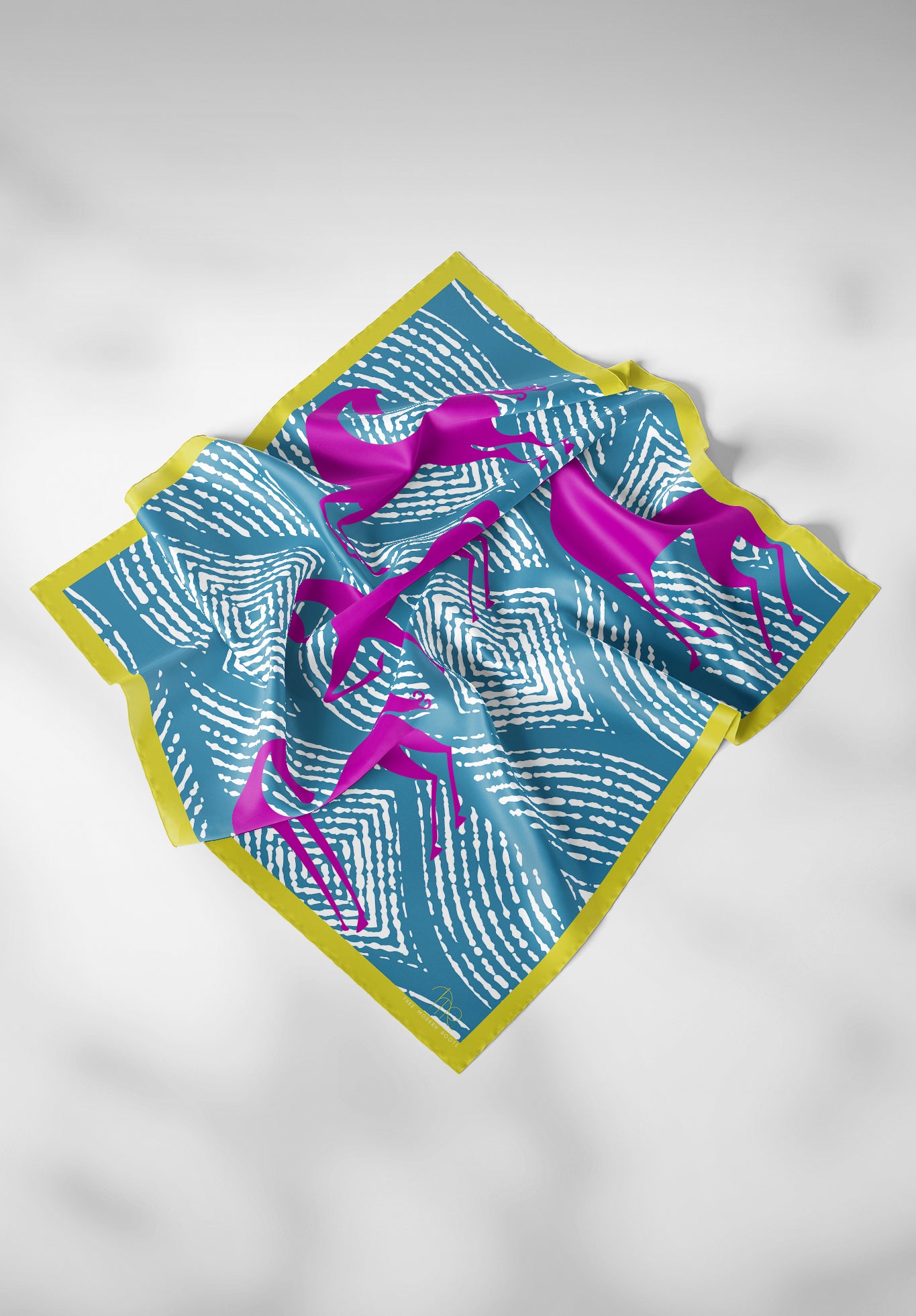 Winding Willow Path Silk Scarf