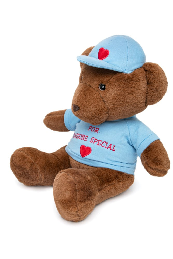 Albert - The Love Bear Blue (With Tshirt And Cap)