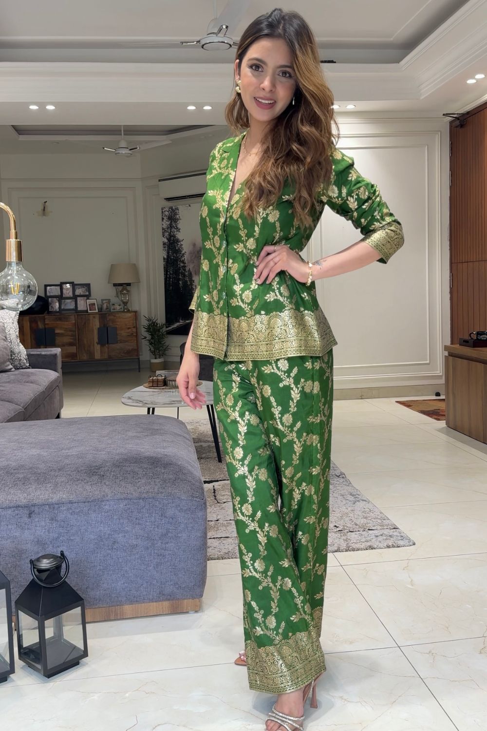 Jade Blossom Suit