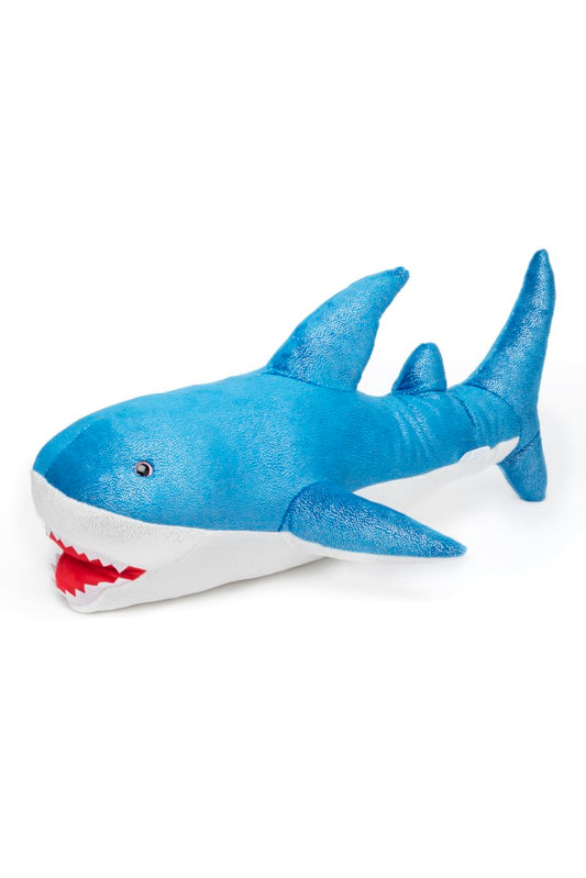 Jeff - The Great White Shark - Sparkle Blue, White