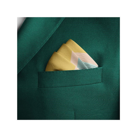 Verdant Divergence Silk Pocket Square