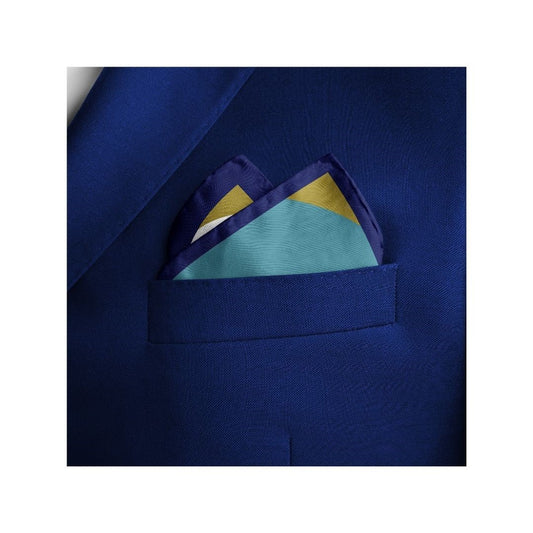 Circular Impressions Silk Pocket Square