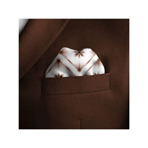 Cocoa Cabana Silk Pocket Square