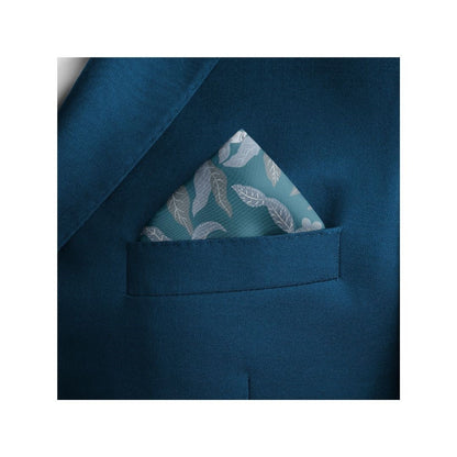 Blue Harvest Silk Pocket Square