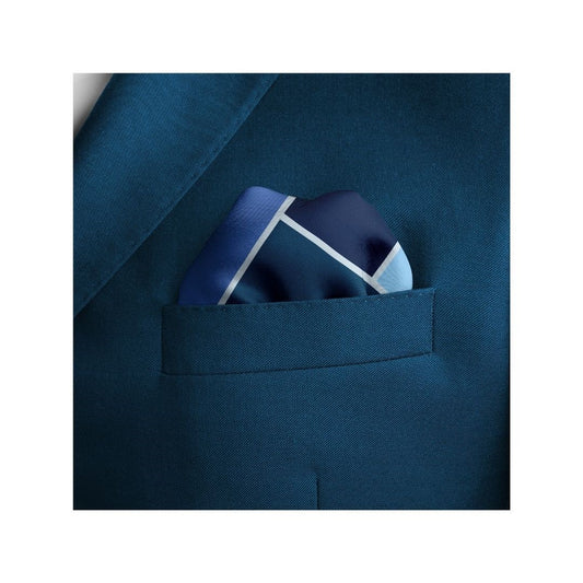 Modern Geometry Silk Pocket Square