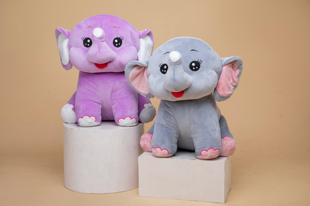 Tusky- The Great Elephant Light Grey