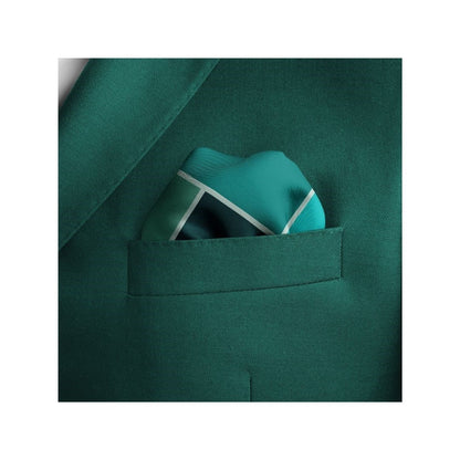 Intertwined Geometry Silk Pocket Square