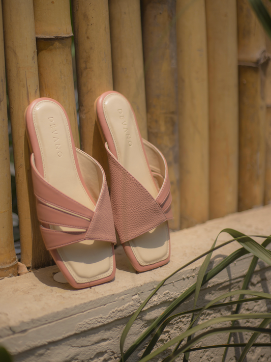 Pink Comfort Slip-On Flats