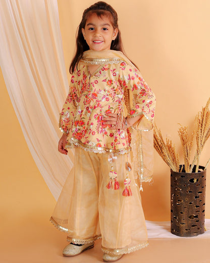 Floral Sharara Set