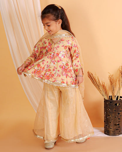 Floral Sharara Set