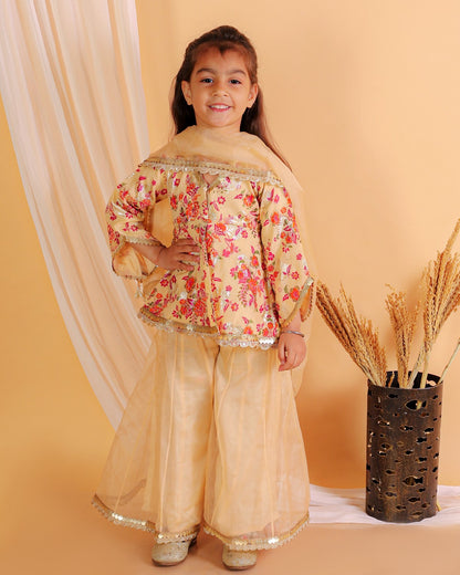 Floral Sharara Set