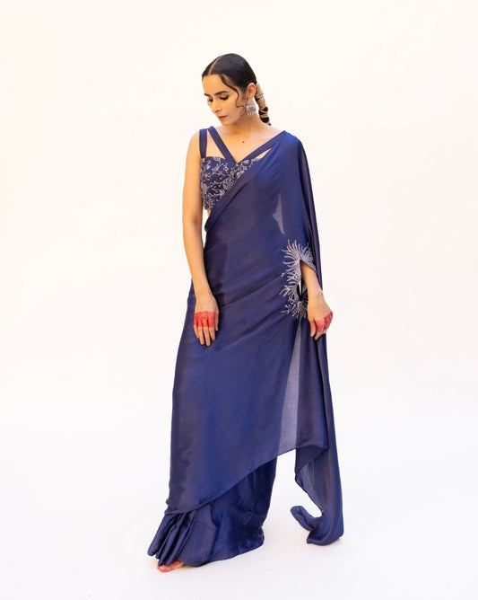 The Sapphire Saree