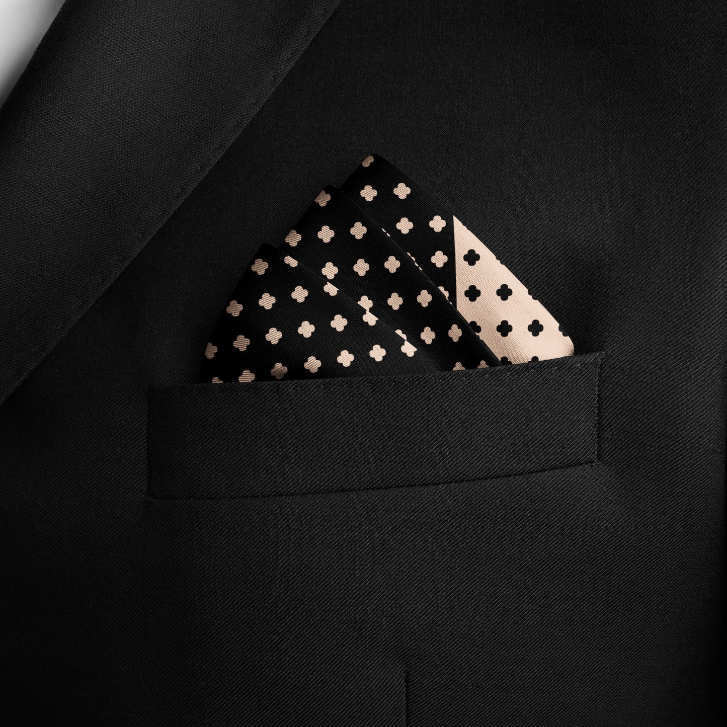 Dual Vision Silk Pocket Square