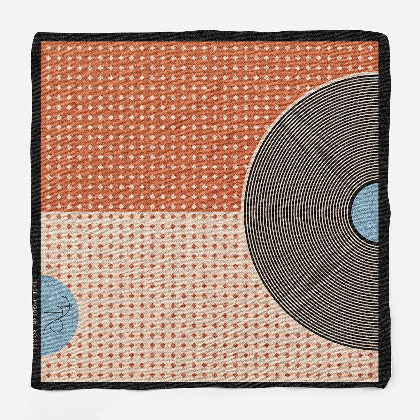 Tawny Petals Silk Pocket Square
