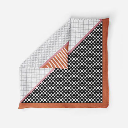 Optical Illusion Silk Pocket Square