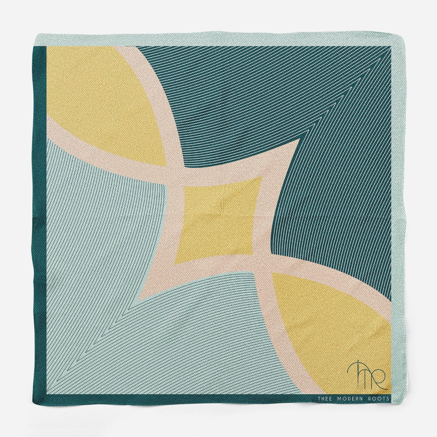 Verdant Divergence Silk Pocket Square